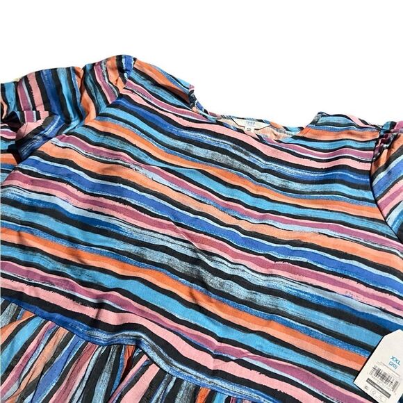 Time and tru size XXL (20) striped dress excellent condition new with tags - Picture 3 of 3